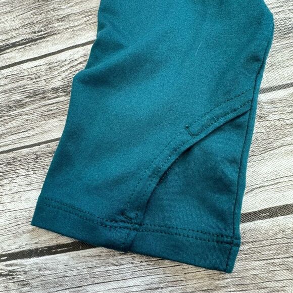 Zobha Women's Twist Front Long Sleeve Athletic Tee T Shirt Dark Teal L LG Large - Picture 9 of 13